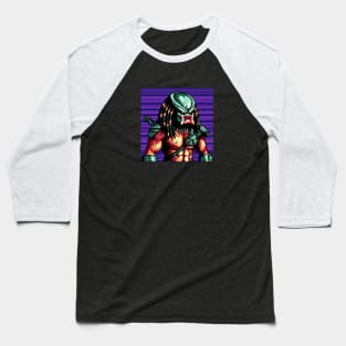 Gladiator Predator 8 bit Baseball T-Shirt